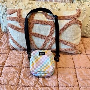 Vans Pastel Checkerboard Crossbody Bag Mini Shoulder Bag